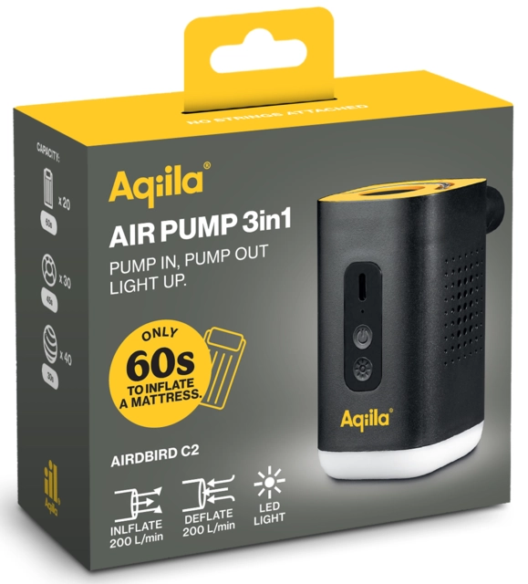 Aqiila Airbird C2 Airpump + Lamp 