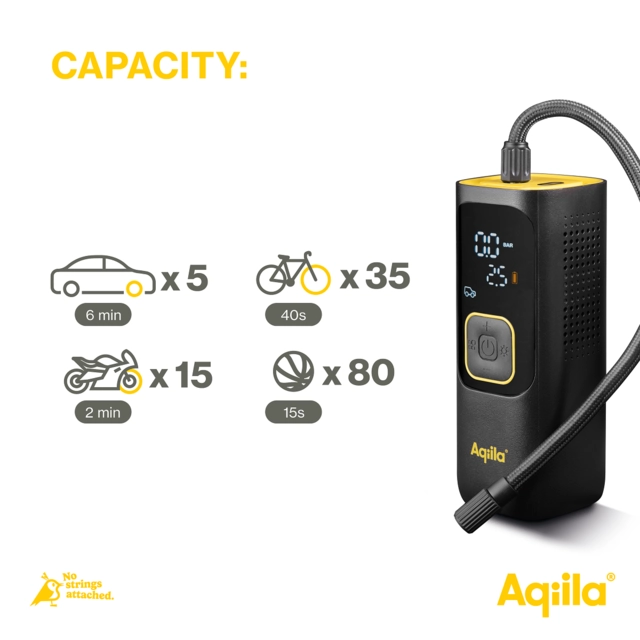 Aqiila Airbird C7 Compressor + Powerbank 