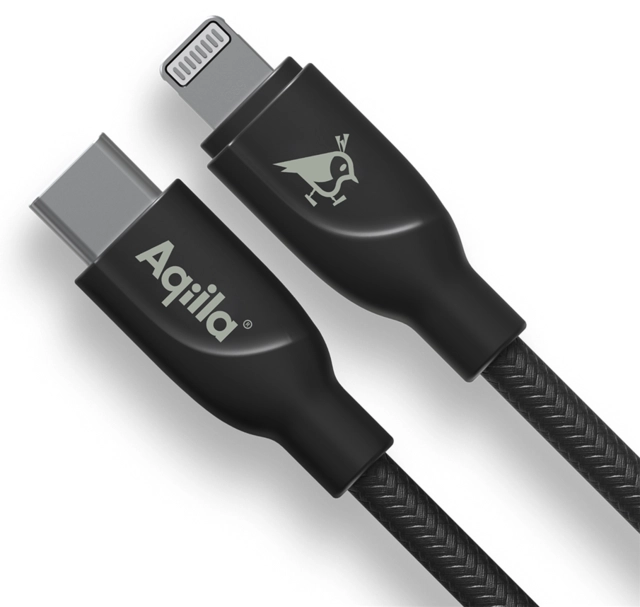 Aqiila Braided USB-C/Lighting 2.0 60W 1m Charging cable 