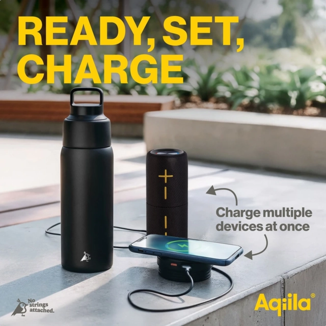 Aqiila Powerbottle BO5 With detachable powerbank 