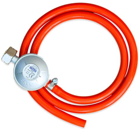 Gas Regulator &amp; Hose Kit 30mbar NL+BE