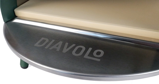 Delivita Diavolo Gas-Fired Pizza Oven Green 