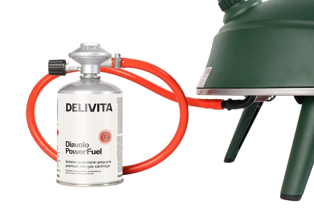 Delivita Diavolo Gas-Fired Pizza Oven Green 