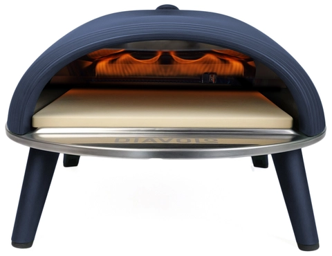 Delivita Diavolo Gas-Fired Pizza Oven Navy