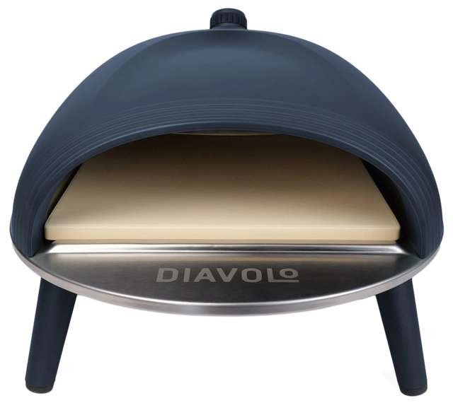 Delivita Diavolo Gas-Fired Pizza Oven Navy 