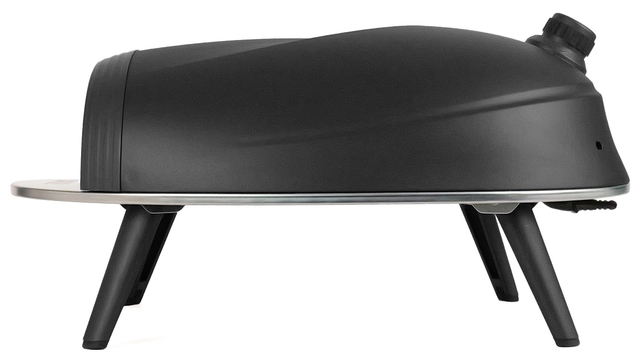 Delivita Diavolo Gas-Fired Pizza Oven Black 