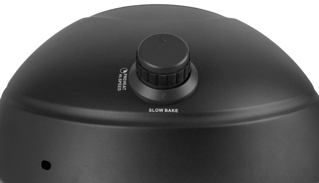 Delivita Diavolo Gas-Fired Pizza Oven Black 