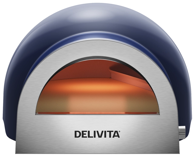 Delivita Flow Dual-Fuel Pizza Oven Royal Blue 
