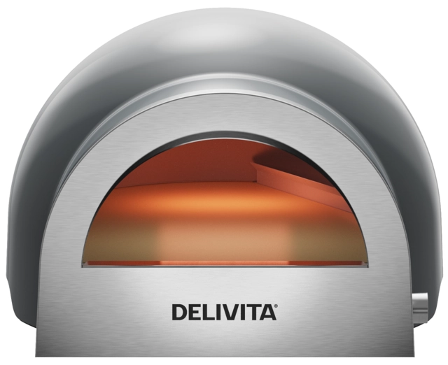 Delivita Flow Dual-Fuel Pizza Oven Hale Grey 