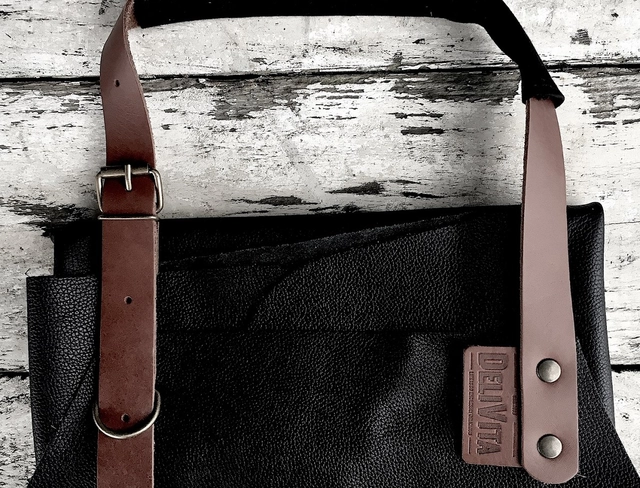 Delivita Leather Apron Brown 