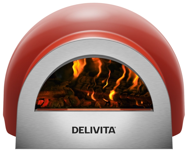 Delivita Origin Wood-Fired Pizza Oven Chilli Red 