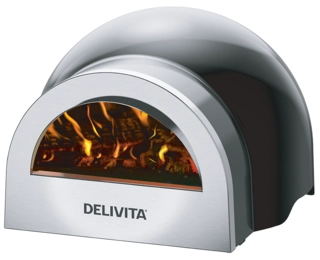 Delivita Origin Wood-Fired Pizza Oven Very Black