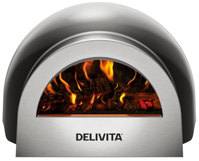 Delivita Origin Wood-Fired Pizza Oven Very Black 
