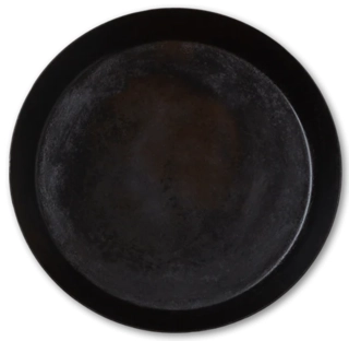 Delivita Round Iron Dish 12" Black