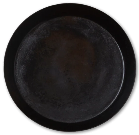 Delivita Round Iron Dish 12" Black