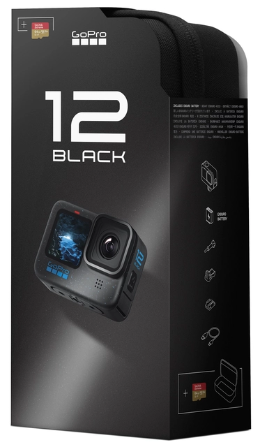 GoPro HERO12 Black Specialty Bundle 64GB SanDisk MicroSD Card 