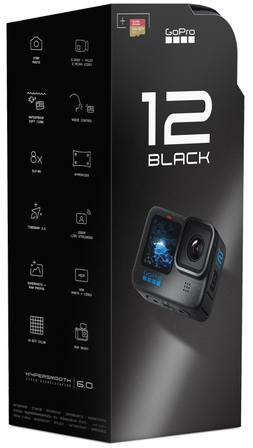 GoPro HERO12 Black Specialty Bundle 64GB SanDisk MicroSD Card 