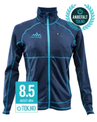 HeatX Heated Grid Fleece Womens Blue - M