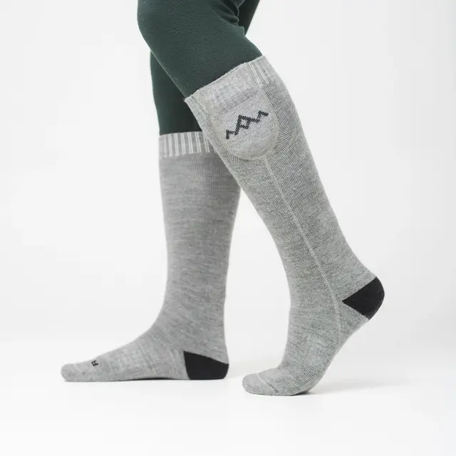 HeatX Heated Everyday Socks w/battery M Grey - EU40/42 