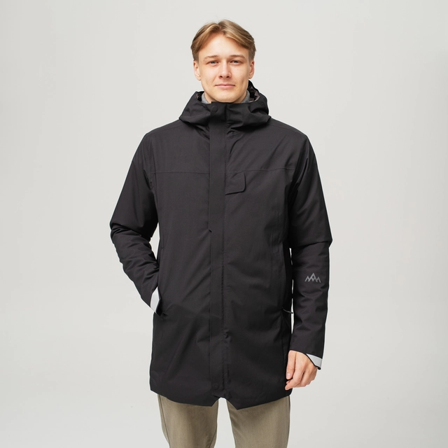 HeatX Heated Oslo Coat Mens M Black 