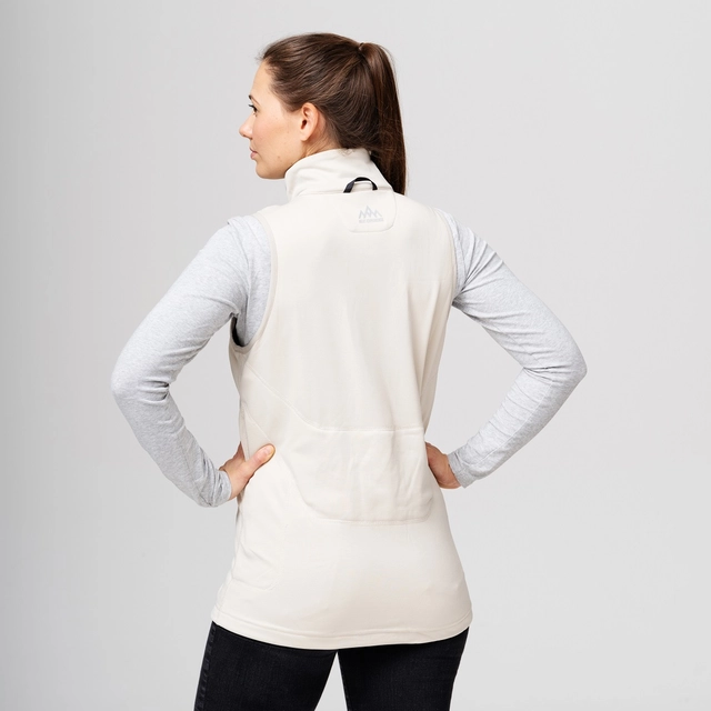 HeatX Heated Fleece Vest Womens XS Sand 
