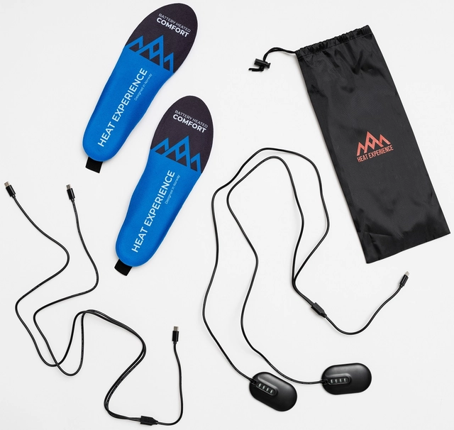 HeatX Heated App Insoles S Wireless Charging - Blue 
