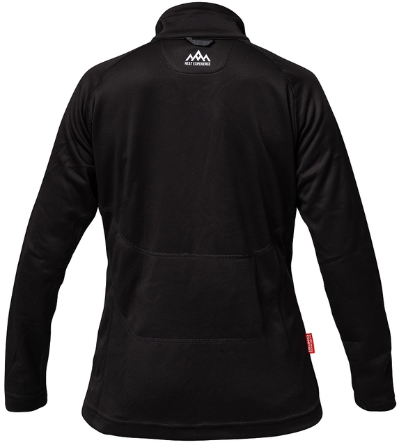 Heatx Heated Fleece Sweater Womens XS Black 