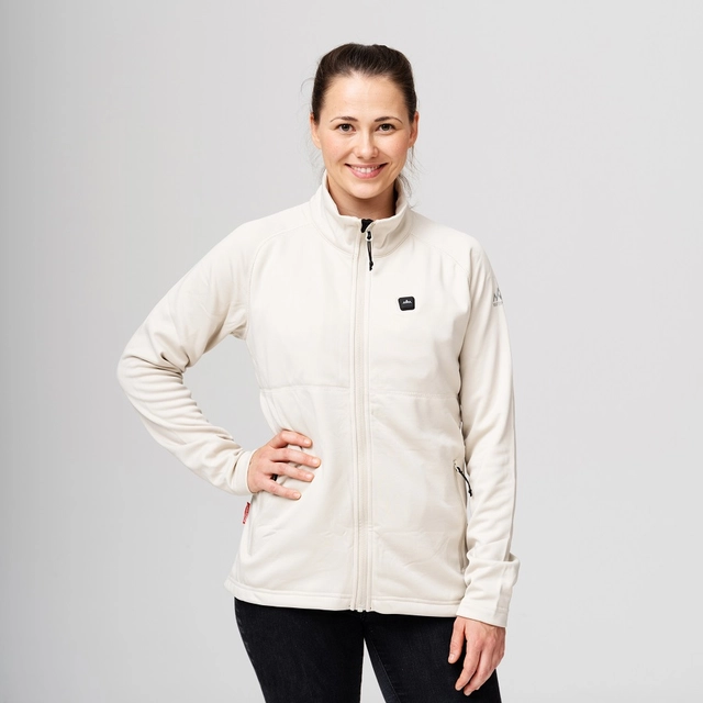 Heatx Heated Fleece Sweater Womens XS Sand 