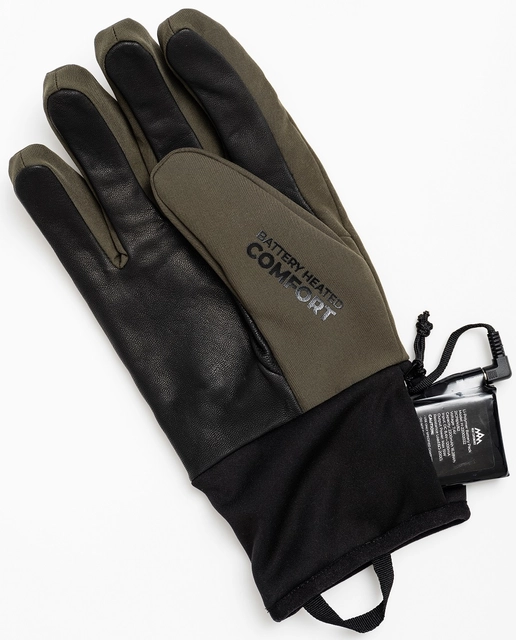 Heatx Heated Light Hunt Gloves XS Olive Green 