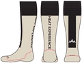 HeatX Heated Technical Socks w/batt. S Sand/Black - EU37/39