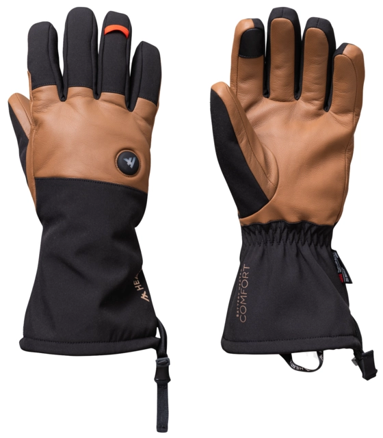 HeatX Carve Gloves S Brown/Black - Battery Heated 