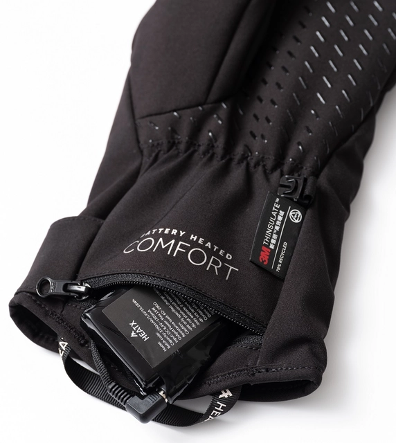 HeatX Everyday Gloves v2 S Black - Battery Heated 