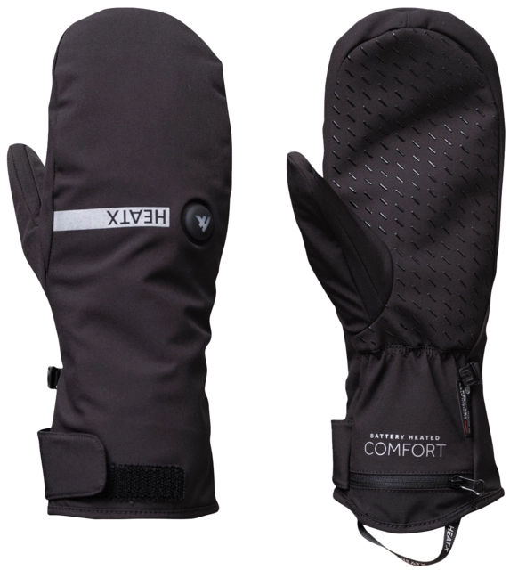 HeatX Everyday Mittens v2 XS Black - Battery Heated 