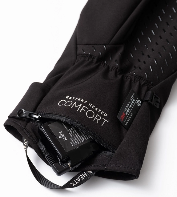 HeatX Everyday Mittens v2 XS Black - Battery Heated 