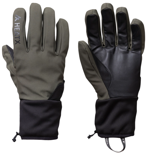 HeatX Hunt Gloves Light S Olive - Battery Heated 
