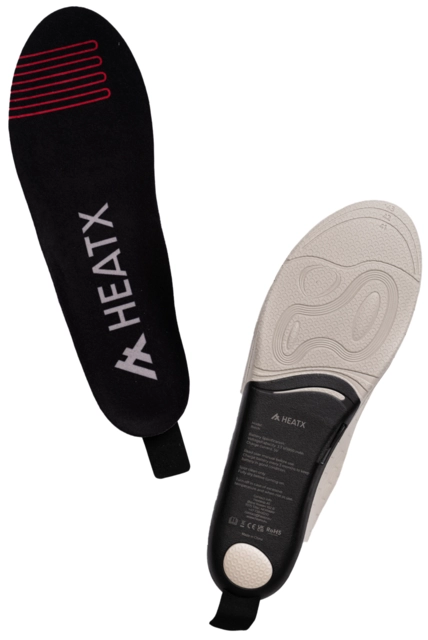 HeatX Hybrid Insoles, App Control S Black - Battery Heated, EU35-37 