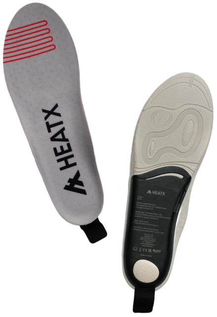 HeatX Hybrid Insoles Remote Control S Sand - Battery Heated, EU35-37 