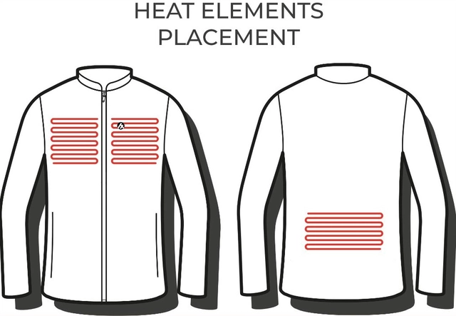 HeatX Hybrid Pile Jacket S Sand/Black - Battery Heated 