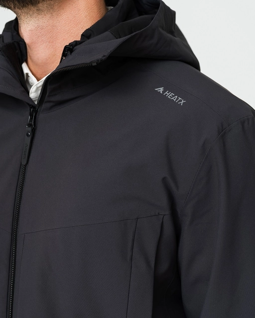 HeatX Metro Coat 3-in-1 M's S Black/Black - Battery Heated 