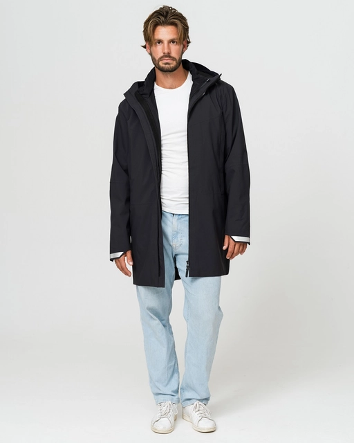 HeatX Metro Coat 3-in-1 M's S Black/Black - Battery Heated 