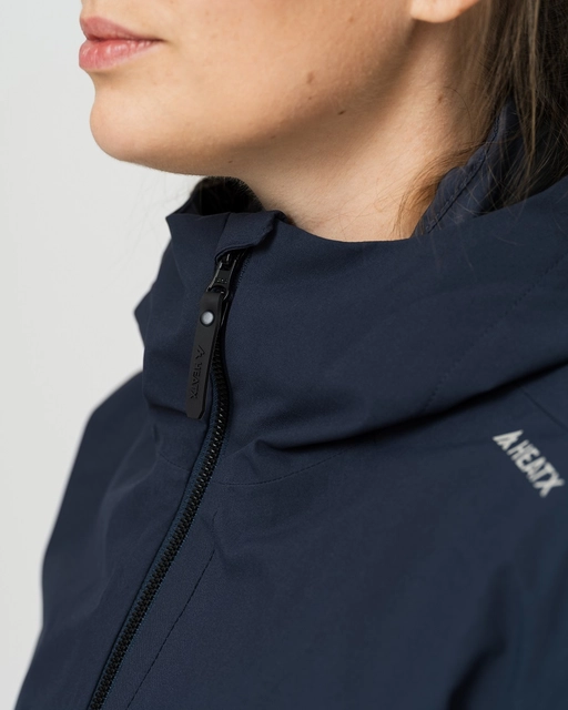 HeatX Metro Coat 3-in-1 W's XS Navy/Pale Navy - Battery Heated 