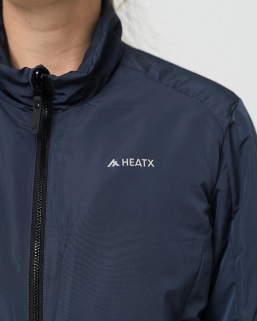 HeatX Metro Coat 3-in-1 W's XS Navy/Pale Navy - Battery Heated 