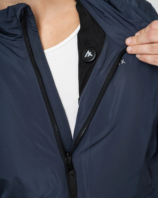 HeatX Metro Coat 3-in-1 W's XS Navy/Pale Navy - Battery Heated 