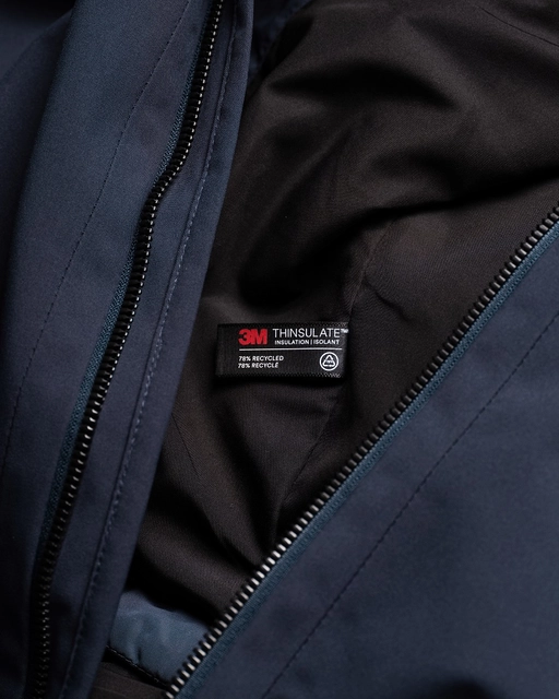 HeatX Metro Coat 3-in-1 W's XS Navy/Pale Navy - Battery Heated 