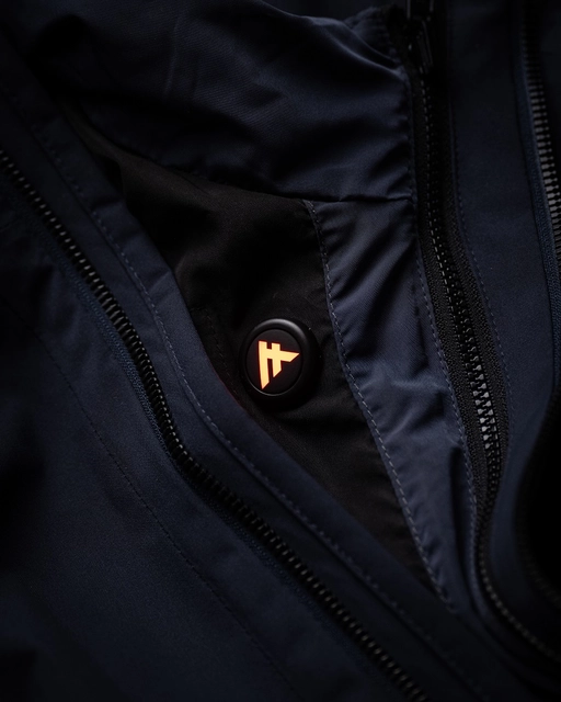 HeatX Metro Coat 3-in-1 W's XS Navy/Pale Navy - Battery Heated 