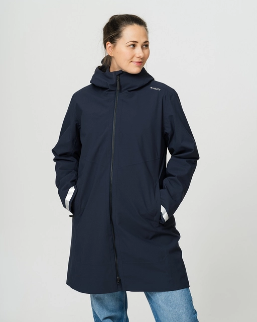 HeatX Metro Coat 3-in-1 W's XS Navy/Pale Navy - Battery Heated 