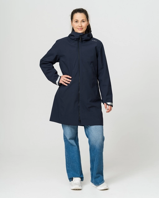 HeatX Metro Coat 3-in-1 W's XS Navy/Pale Navy - Battery Heated 