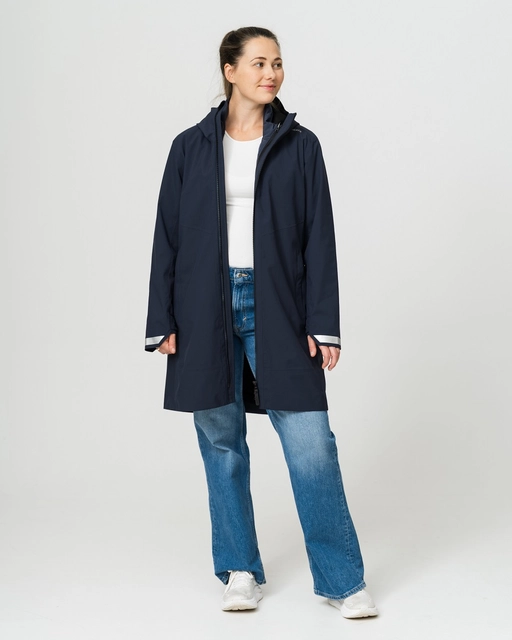 HeatX Metro Coat 3-in-1 W's XS Navy/Pale Navy - Battery Heated 