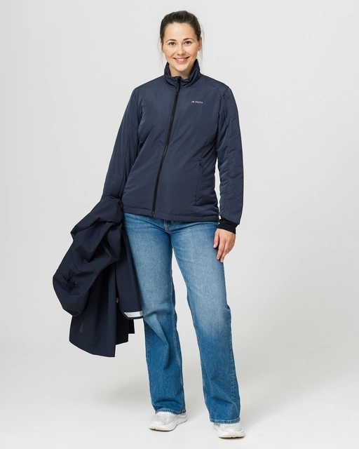 HeatX Metro Coat 3-in-1 W's XS Navy/Pale Navy - Battery Heated 