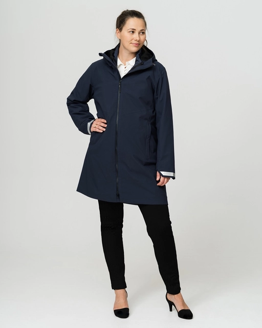 HeatX Metro Coat 3-in-1 W's XS Navy/Pale Navy - Battery Heated 